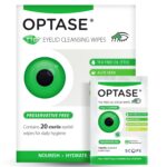 OPTASE TTO Eyelid Cleansing Wipes, 20 Count – Individually Wrapped Tea Tree Oil Eyelid Wipes – Preservative-Free Formula for Daily Use – Eye Doctor Recommended Tea Tree Eye Lid Cleanser - Image 2