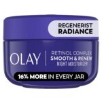 Olay Regenerist Radiance Retinol Face Moisturizer: Smooth & Renew Cream for Women - Fragrance-Free, Anti-Aging, Anti-Wrinkle, Tightening & Brightening - 2 Oz - Image 2