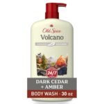 Old Spice Cleansing Body Wash for Men, 24/7 Shower Fresh with Lasting Scent, Exfoliate & Moisture, Gentle on Skin, Vitamin B3, Volcano with Dark Cedar + Amber Scent, 30 oz - Image 2