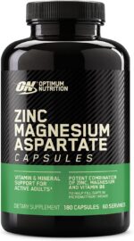 Optimum Nutrition Muscle Recovery and Endurance Supplement for Men and Women, Zinc and Magnesium Supplement, 180 Count - Image 2