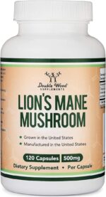 Organic Lions Mane Mushroom Capsules (120 Count), for Focus Support and Immune Health, Third Party Tested and Grown in The USA - by Double Wood - Image 2