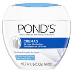 Pond's Nourishing Moisturizing Cream, Crema S, Fragrance Free, Ivory, 14.1 Oz - Image 2
