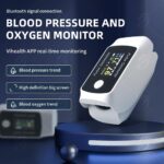 Portable Fingertip Pulse Oximeter And Blood Pressure Monitor With Light Weight Compact Structure And Easy Measurement - Image 2