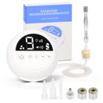 Pro Cordless Microdermabrasion Machine, Beauty Star Portable Facial Pore Vacuum Tool for Blackhead Removal, Glowing Skin, 3 Diamond Tips & 9-Setting Suction, Home and Salon Use - Image 2