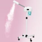 Professional Facial Steamer, Nano Ionic Hot Mist Spray, Stand Facial Steamer for Estheticians, Timer Function, Vaporizador Face Steamer on Wheel, for Home Salon SPA - Image 2