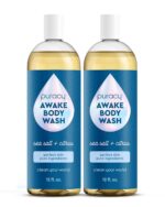 Puracy Body Wash - Natural Body Wash for Women, Men, Kids - Pure Plant Ingredients, Moisturizing Shower Gel, Body Soap for Dry Sensitive Skin, Gently Scented (Citrus Sea Salt, 12 oz/355 ml, 2 pack - Image 2