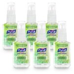 Purell Advanced Hand Sanitizer Naturals with Plant Based Alcohol, Citrus Scent, 2 Fl Oz Travel Size Pump Bottle (Pack of 6)- 9623-04-EC - Image 2