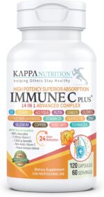 Quercetin 1,000mg, Vitamin C 1,000mg, Zinc 50mg, Vitamin D3 5,000iu, Selenium, Copper, Acerola, Ginger, Rutin, Bitter Orange, Rose Hips, Echinacea, Immune C Plus, 14 in 1 Immune C Plus (120 Count) - Image 2