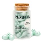 Remilia The Cosmocap Daily Hair Serum with Pro-Vitamin B5, Silk Protein & Keratin Amino Acids -Lightweight Capsules for Smoothness, Shine & Frizz Control - Salon-Inspired Daily Care - 30 Capsules - Image 2