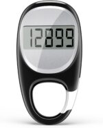 Simple Pedometer for Walking, Accurate Step Tracker with Carabiner, 3D Step Counter for Men Seniors - Image 2