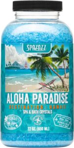 Spazazz Destinations - Hawaii - Aloha Paradise - Natural Spa & Bath Salt Aromatherapy Crystals 22oz -Skin Softener - Safe For Your Hot Tub & Kids - Image 2