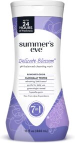 Summer’s Eve Feminine Wash, Delicate Blossom, Daily pH-Balanced Body Wash for Women, Feminine Care to Remove Vaginal Odor, Gynecologist Tested, 15 Fl Oz - Image 2