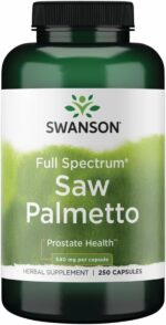 Swanson Saw Palmetto - Herbal Supplement Promoting Male Prostate Health Support - Natural Hair Supplement & Urinary Health Support (540 mg 250 Capsules) - Image 2