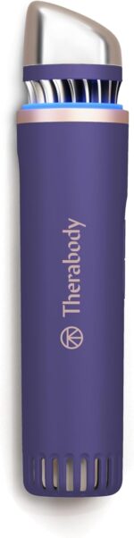 Therabody TheraFace Depuffing Wand – Cold and Heat Skincare Treatment to Depuff and Glow; Beauty Wand, Face Roller and Eye Massager for Eye Puffiness, Dark Circles and Skin Radiance (Indigo) - Image 2