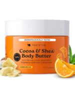 Tree to Tub Shea Body Butter for Dry, Extremely Dry, Sensitive Skin - Moisturizing Body Cream for Women & Men, Hydrating Body Lotion Moisturizer w/Vitamin C, Organic Cocoa, Citrus Scent - Image 2