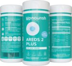 UpNourish AREDS 2 Plus Eye Vitamin Supplement, AREDS 2 Zinc Free Formula with Lutein, Zeaxanthin, Saffron, Astaxanthin & DHA - 120 softgels - Image 2