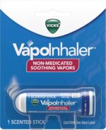 Vicks VapoInhaler, Portable Nasal Inhaler, Non-Medicated, Soothing Vapors, Menthol Scent, 1 Count - Image 2