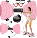 Waist Twister Machine Exercise Fitness Tool, Ab Twister Board with the Smart LED Digital Monitor, 300lbS Capacity & 20dB Ultra-Quiet, Anti-Slip Home Gym Workout Equipment for Women Belly Fat - Image 2