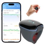 Wellue O2Ring Pulse Oximter, Bluetooth SPO2 Blood Oxygen Saturation Monitor - Wearable O2 Ring Sensor with Vibration Reminder, Free APP & PC Report, Rechargeable - Image 2