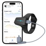 Wellue Wrist Pulse Oximeter with Audio Reminder| Bluetooth Blood Oxygen Monitor Rechargeable for Continuous SPO2 Tracking with 72 Hours Battery Life, Free APP & PC Reports, Style 2 - Image 2