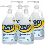 Zep Instant Hand Sanitizer Gel 70% Alcohol - 1 Gallon (Case of 4) ECZUIHSG128 - Pump Included - Exceeds CDC Guidelines - Kills 99.99% of germs - Image 2