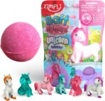 Zimpli Kids Large Unicorn Surprise Bath Bomb, 1 of 6 Surprise Unicorn Toys to Collect, One per Baff Bomb, Children's Collectable Bath Toy - Image 2