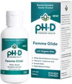 pH-D Feminine Health Femme Glide Personal Lubricant | Water-Based Hydrating Formula Including Organic Aloe Vera, Vitamin E & Hyaluronic Acid, 2oz - Image 2