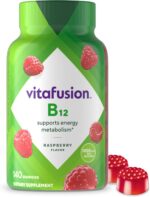 vitafusion Vitamin B12 Gummy Vitamins for Energy Metabolism Support, Raspberry Flavored, America’s Number 1 Gummy Vitamin Brand, 70 Day Supply, 140 Count - Image 2